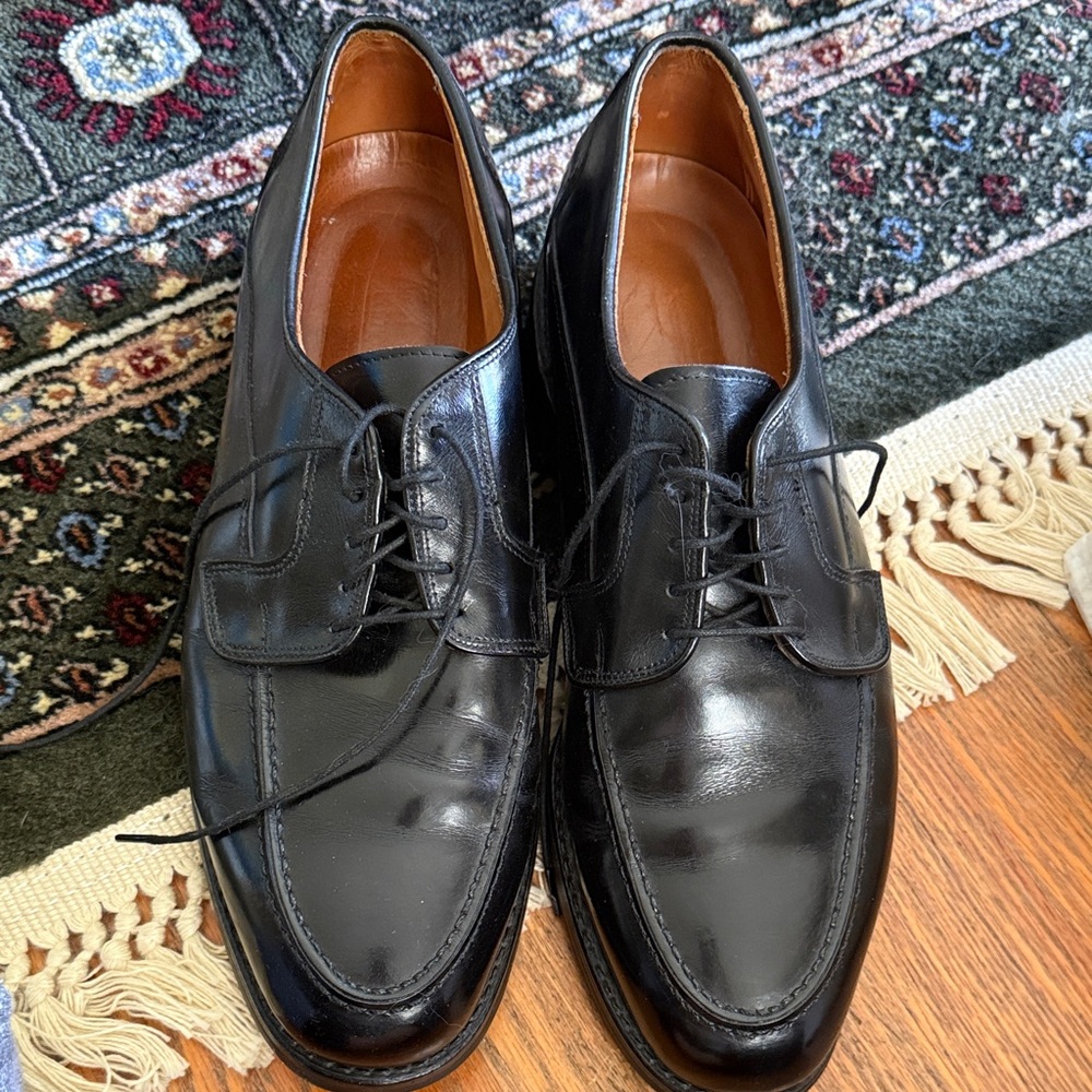 Allen Edmonds Black Leather Men's Oxfords